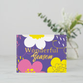 Wonder Grüße. Folien Feiertagspostkarte (Stehend vorne)