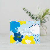 Wonder Grüße. Folien Feiertagspostkarte (Stehend vorne)