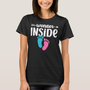Wonder Inside Announction Schwangere Baby Inside P T-Shirt