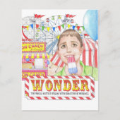 Wonder inspirierende Postkarte (Vorderseite)