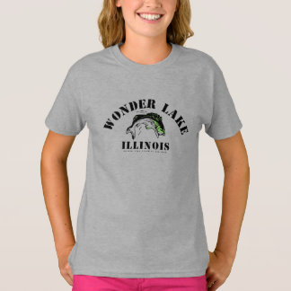 Wonder Lake Bass Girls' Bella+Leinwand Crew T - Sh T-Shirt