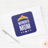 Wonder Mama - Glossy Quadratischer Aufkleber (Umschlag)