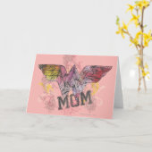 Wonder Mama Mixed Media Karte (Gelbe Blume)