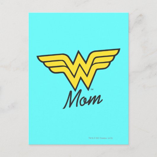 Wonder Mama Mixed Media Postkarte (Vorderseite)