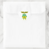 Wonder Melon Herz-Aufkleber (Tasche)
