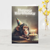 Wonder Monkey Karte (Gelbe Blume)