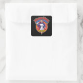 Wonder Nurse Quadratischer Aufkleber (Tasche)