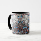 Wonder Rose Red Ants & Blue Butterfly Signature Tasse (Vorderseite Links)