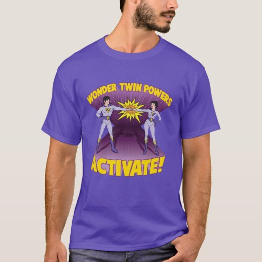 Wonder Twins T-Shirt (Vorderseite)