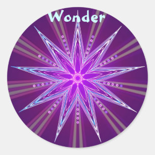 Wonder (Virtue Aufkleber) Runder Aufkleber