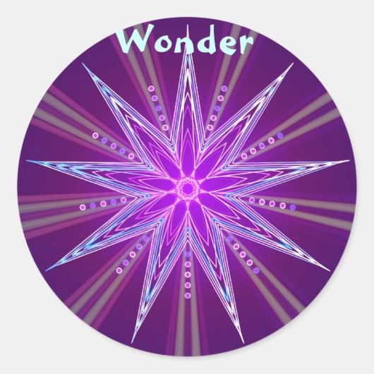 Wonder (Virtue Aufkleber) Runder Aufkleber (Vorderseite)