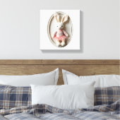 Wonder Wall Art Ballerina Bunny Leinwanddruck (Insitu (Schlafzimmer))