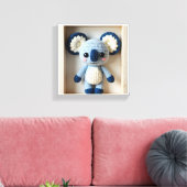 Wonder Wall Art Cozy Koala Friend Leinwanddruck (Insitu (Wohnzimmer))
