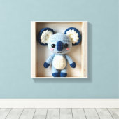Wonder Wall Art Cozy Koala Friend Leinwanddruck (Insitu (Holzboden))