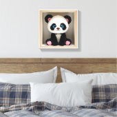 Wonder Wall Art Panda Cuddle Buddy Leinwanddruck (Insitu (Schlafzimmer))