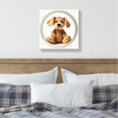 Wonder Wall Art Puppy Liebe Leinwanddruck (Insitu (Schlafzimmer))