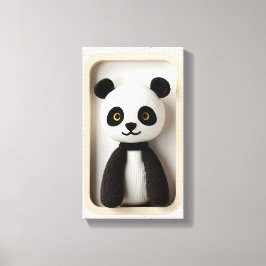 Wonder Wall Art spielend Panda Leinwanddruck