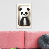 Wonder Wall Art spielend Panda Leinwanddruck (Insitu (Wohnzimmer))