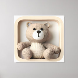 Wonder Wall Art Timeless Teddy Leinwanddruck