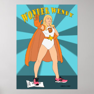 Wonder Wendy! Würdigung von Wendy Davis Poster