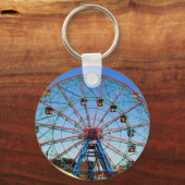 Wonder Wheel - Coney Island, NYC Schlüsselanhänger (Vorderseite)