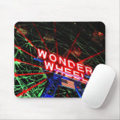 'Wonder Wheel Neon' Mousepad (Mit Mouse)