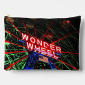 'Wonder Wheel Neon' Zubehörtasche (Vorderseite)