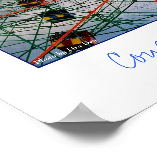 Wonder Wheel Poster (Ecke)