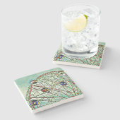 Wonder Wheel Stone Untersetzer (Seitenansicht)