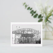 Wonder Wheel Thrills (Coney Island, NY) Postkarte (Stehend Vorderseite)