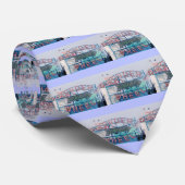 'Wonder Wheel Thrills' Neck Tie Krawatte (Gerollt)