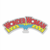 Wonder Woman 1987 Comic Book Logo Aufkleber (Vorderseite)