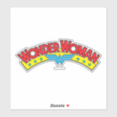 Wonder Woman 1987 Comic Book Logo Aufkleber (Blatt)