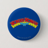Wonder Woman 1987 Comic Book Logo Button (Vorderseite)