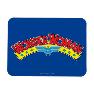 Wonder Woman 1987 Comic Book Logo Magnet