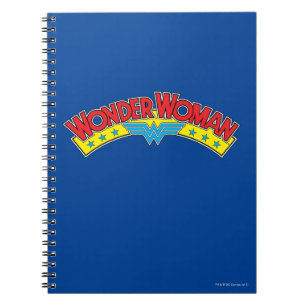 Wonder Woman 1987 Comic Book Logo Notizblock