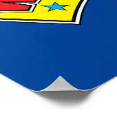 Wonder Woman 1987 Comic Book Logo Poster (Ecke)