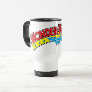 Wonder Woman 1987 Comic Book Logo Reisebecher