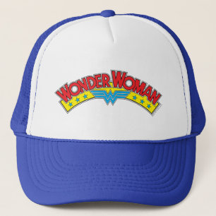 Wonder Woman 1987 Comic Book Logo Truckerkappe