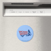 Wonder Woman 75-jähriges Red & Blue Logo Magnet (In Situ (Geschirrspüler))