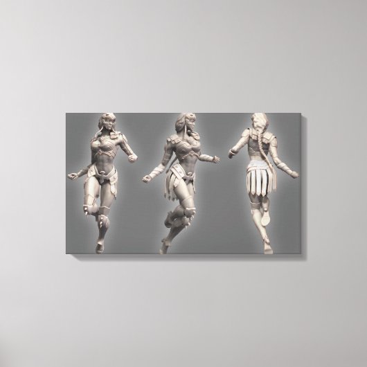 Wonder Woman Alternate Turnaround Leinwanddruck (Vorderseite)