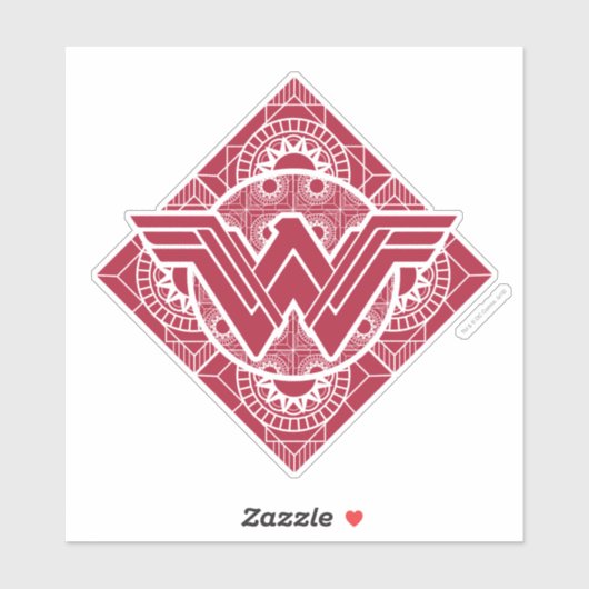 Wonder Woman Amazonian Symbol Aufkleber (Blatt)