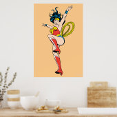 Wonder Woman Arms aufgezogen Poster (Küche)