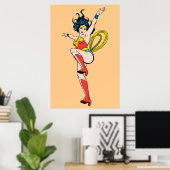 Wonder Woman Arms aufgezogen Poster (Heimbüro)