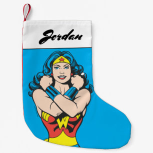Wonder Woman Arms Crossed Kleiner Weihnachtsstrumpf