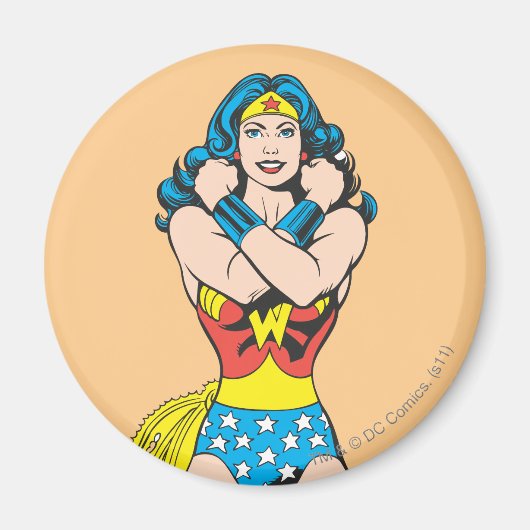 Wonder Woman Arms Crossed Magnet (Vorne)