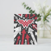 Wonder Woman Arrows Postkarte (Stehend Vorderseite)