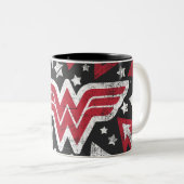 Wonder Woman Arrows Zweifarbige Tasse (VorderseiteRechts)
