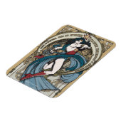 Wonder Woman Art Nouveau Panel Magnet (Linke Seite)