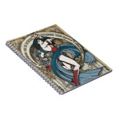 Wonder Woman Art Nouveau Panel Notizblock (Rechte Seite)